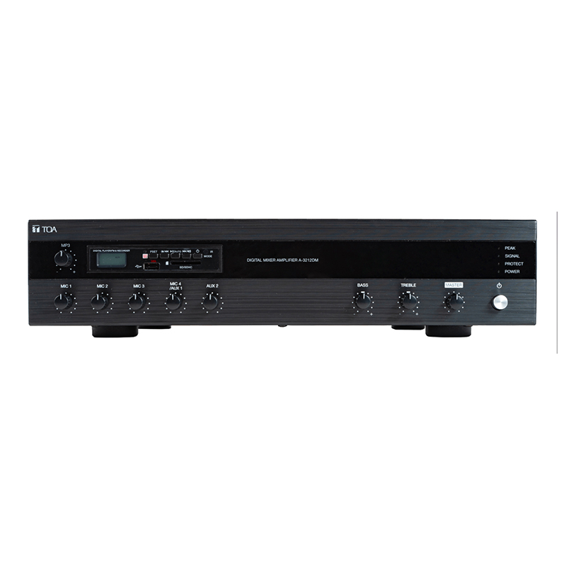 A-3212DM-AS   Digital PA Amplifier + MP3 (120 W)