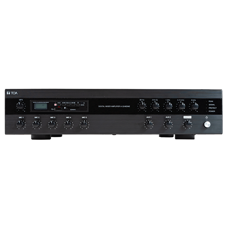 A-3248DME-AS   Digital PA Amplifier + MP3 + EQ 5 Band (480 W)