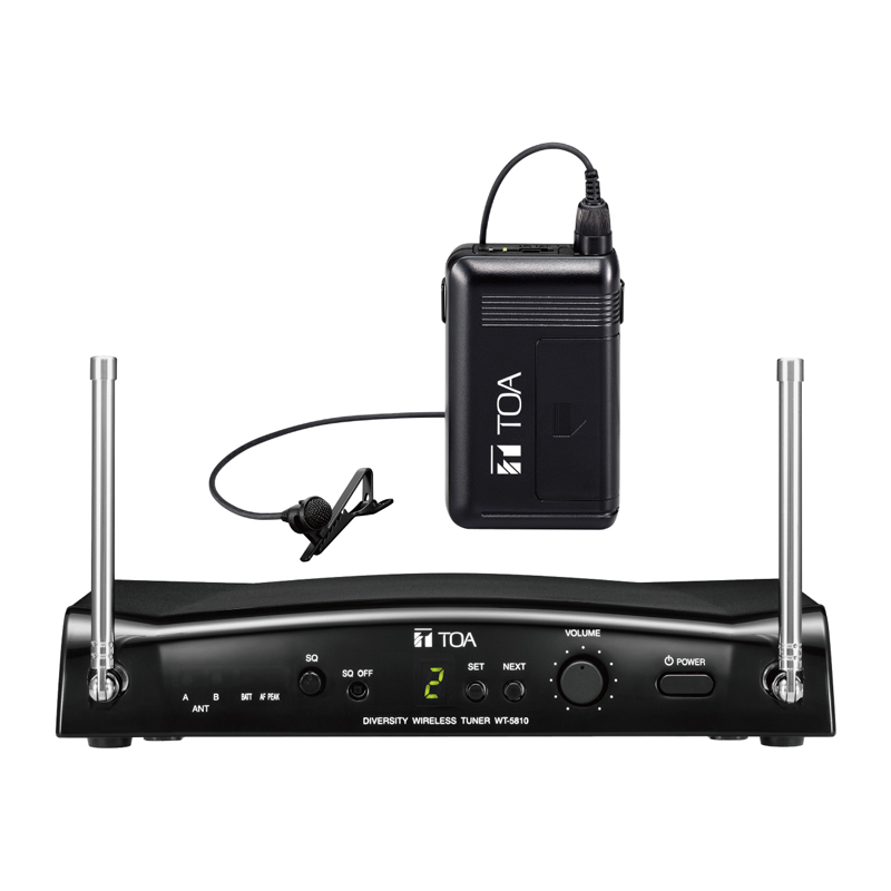 WS-5325U   UHF Wireless Microphone Set (Lavalier)